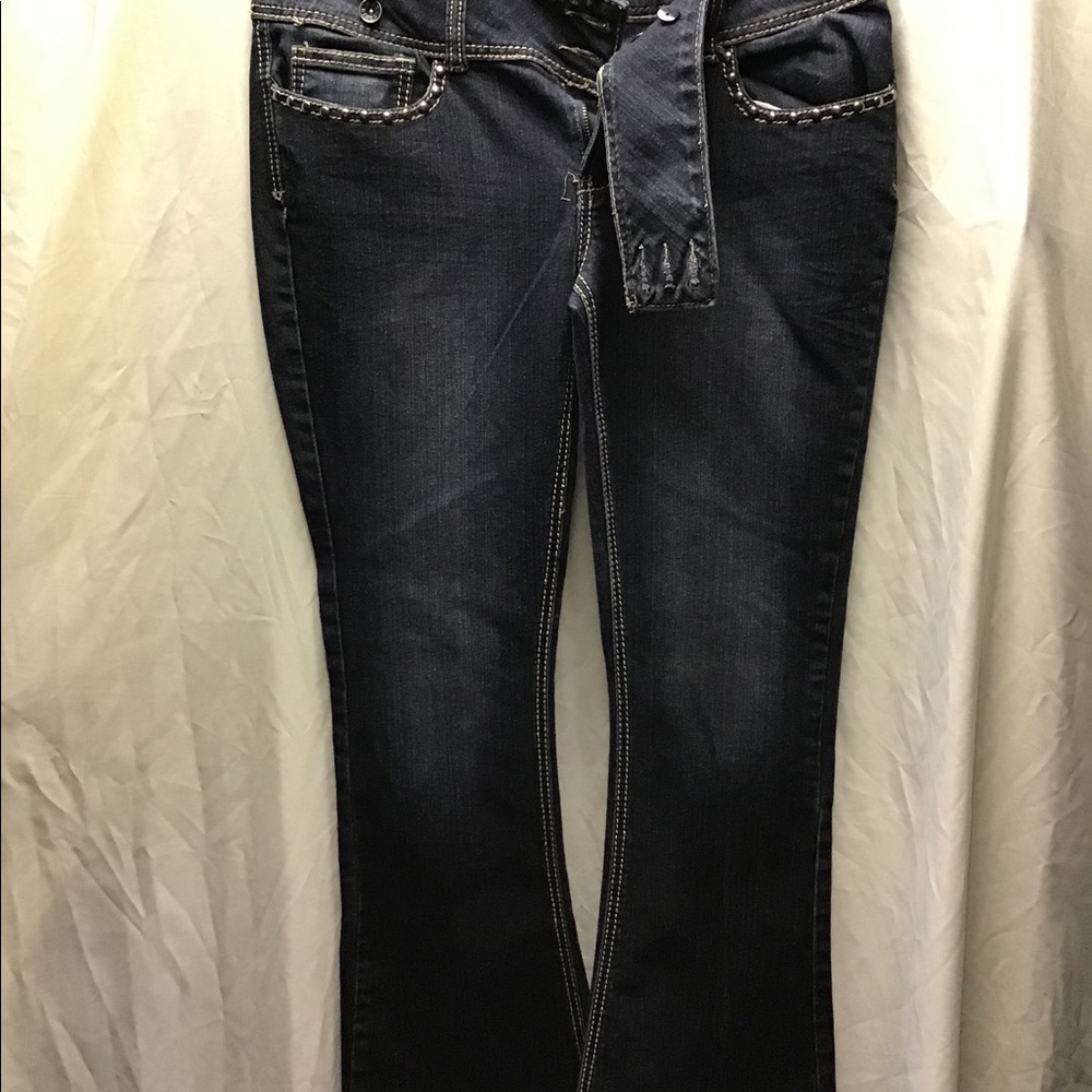 Red Rivet Jeans - Picture 6 of 7